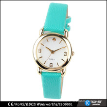 women watch colors band leather wrist watch